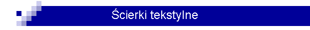 Ścierki tekstylne